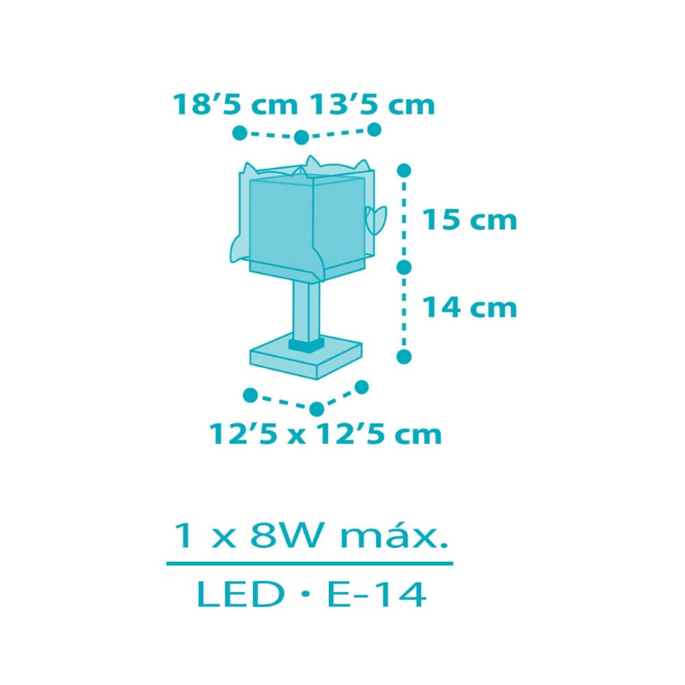 Nachttischlampe für Kinder Little Owl Dalber 8420406643915