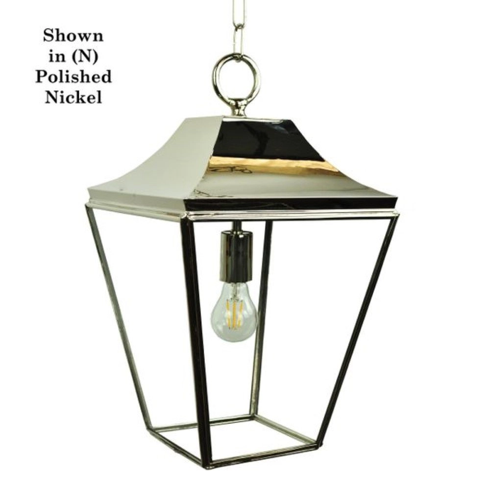 Ländliche Hängelampe Knightbridge 48cm - Gold poliert (PBUL) Limehouse