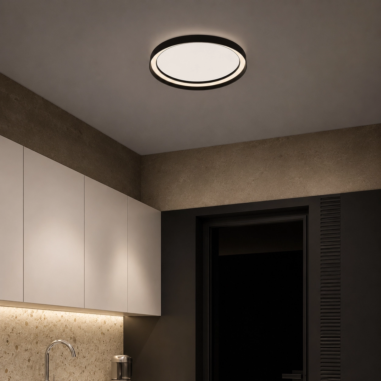 Design-Deckenleuchte Ormi Ø 45cm schwarz