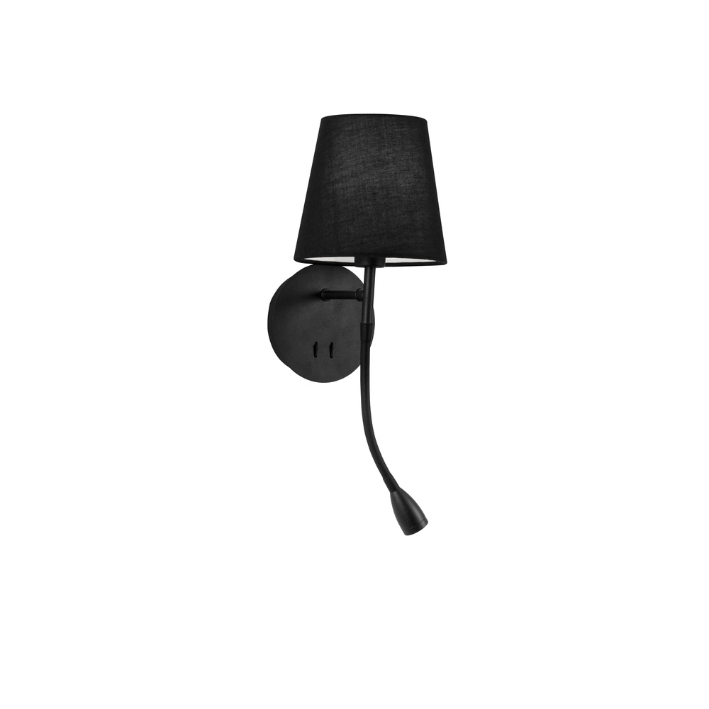 Nachttischlampe Nia schwarz Lyora 5212017427120