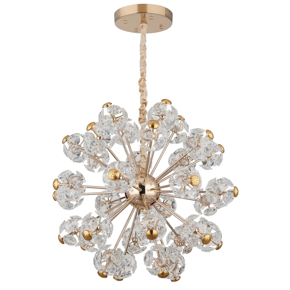 Goldene Pendellampe Floriella Ø 80cm Globo 9007371510559