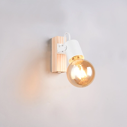 Deckenlampe Lynar Weiß mit Holz Trio 4017807670707