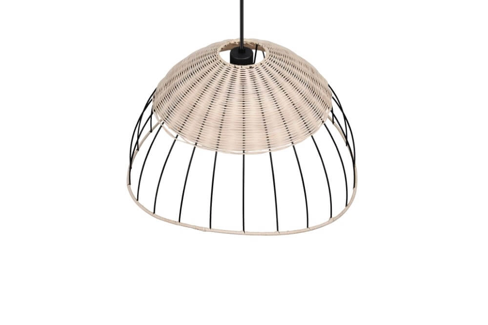 Rattan Pendelleuchte Sandrine Ø 48cm Trio 4017807637656