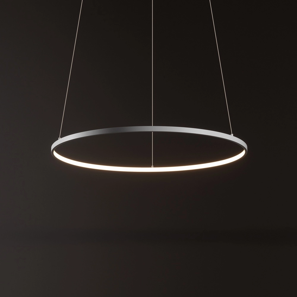 Design-Pendellampe Circolo Led weiß Ø 60 cm horizontal Lyora 5903139116046