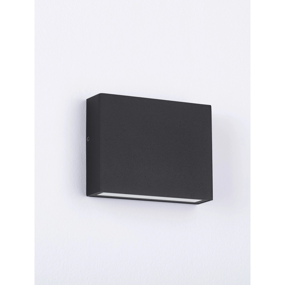 Schlanker Wandstrahler Tick Downlighter Schwarz Lyora 5212017453617