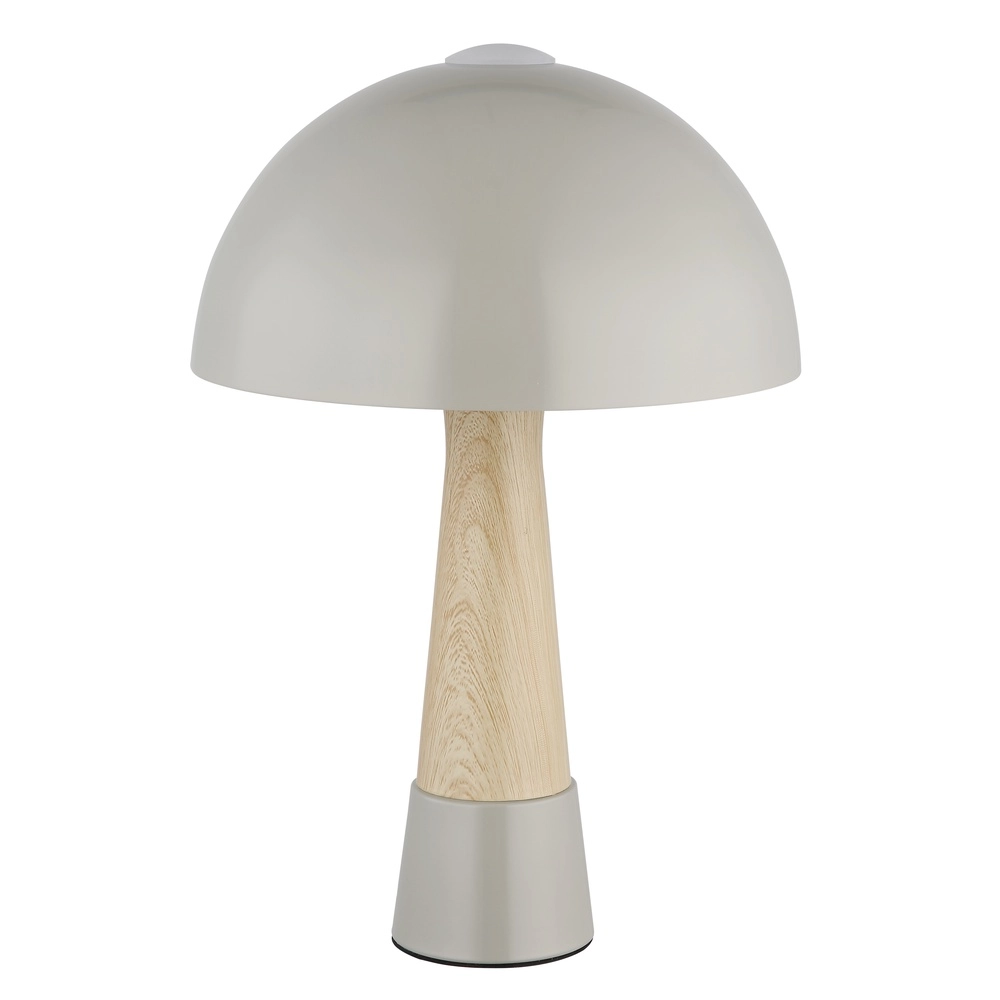 Einzigartige Tischlampe Paulin Ø 25cm grau Globo 9007371510801