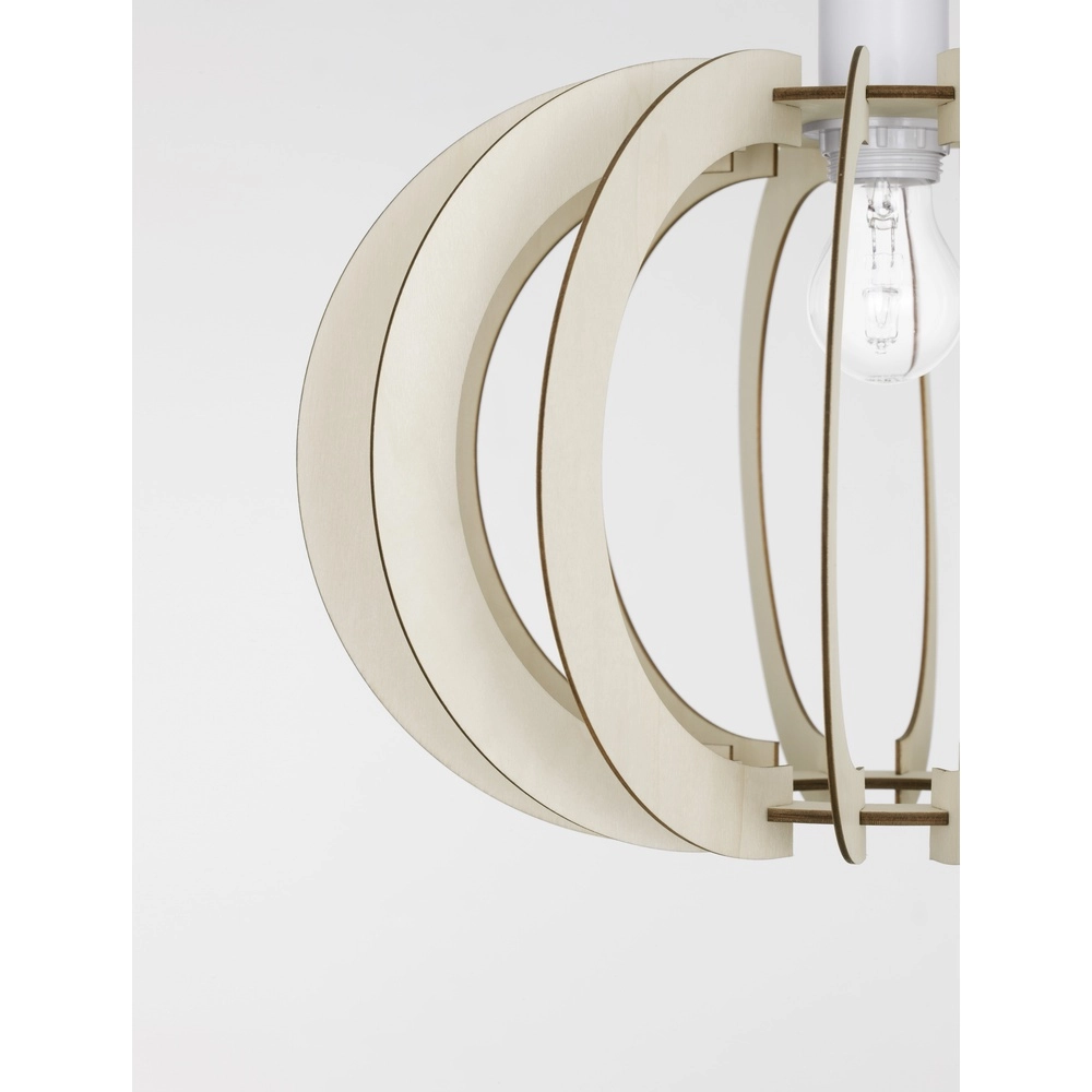 Pendelleuchte aus Holz Ottoline leicht Ø 40cm Lyora 5212017436191