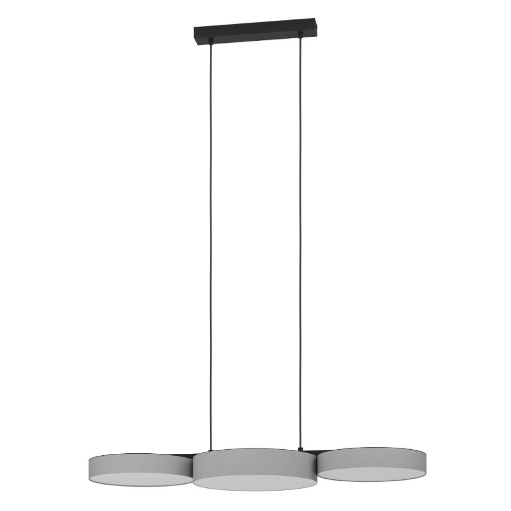 LED-Hängelampe Barbano-Z 3-Licht - Grau