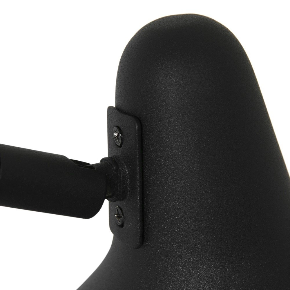 Schwarze Leselampe Kasket 50cm Steinhauer 8712746132786