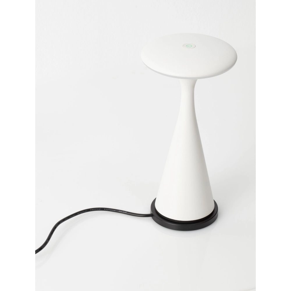 Design-Tischleuchte Grigio weiß