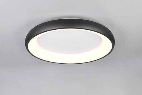 LED-Deckenleuchte Cardona schwarz - Ø 60cm