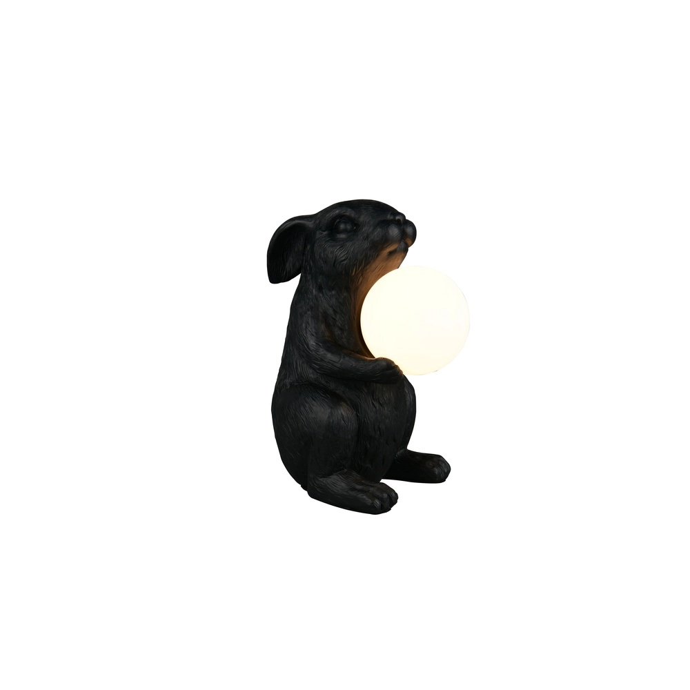 Tischlampe Rabbit schwarz Trio 4017807667882
