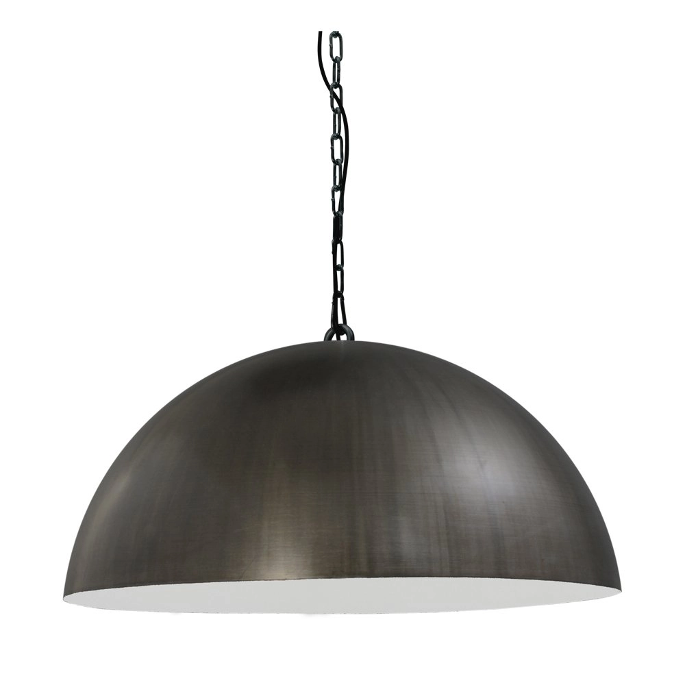Coole schwarze Pendelleuchte Industria Gunmetal 60
