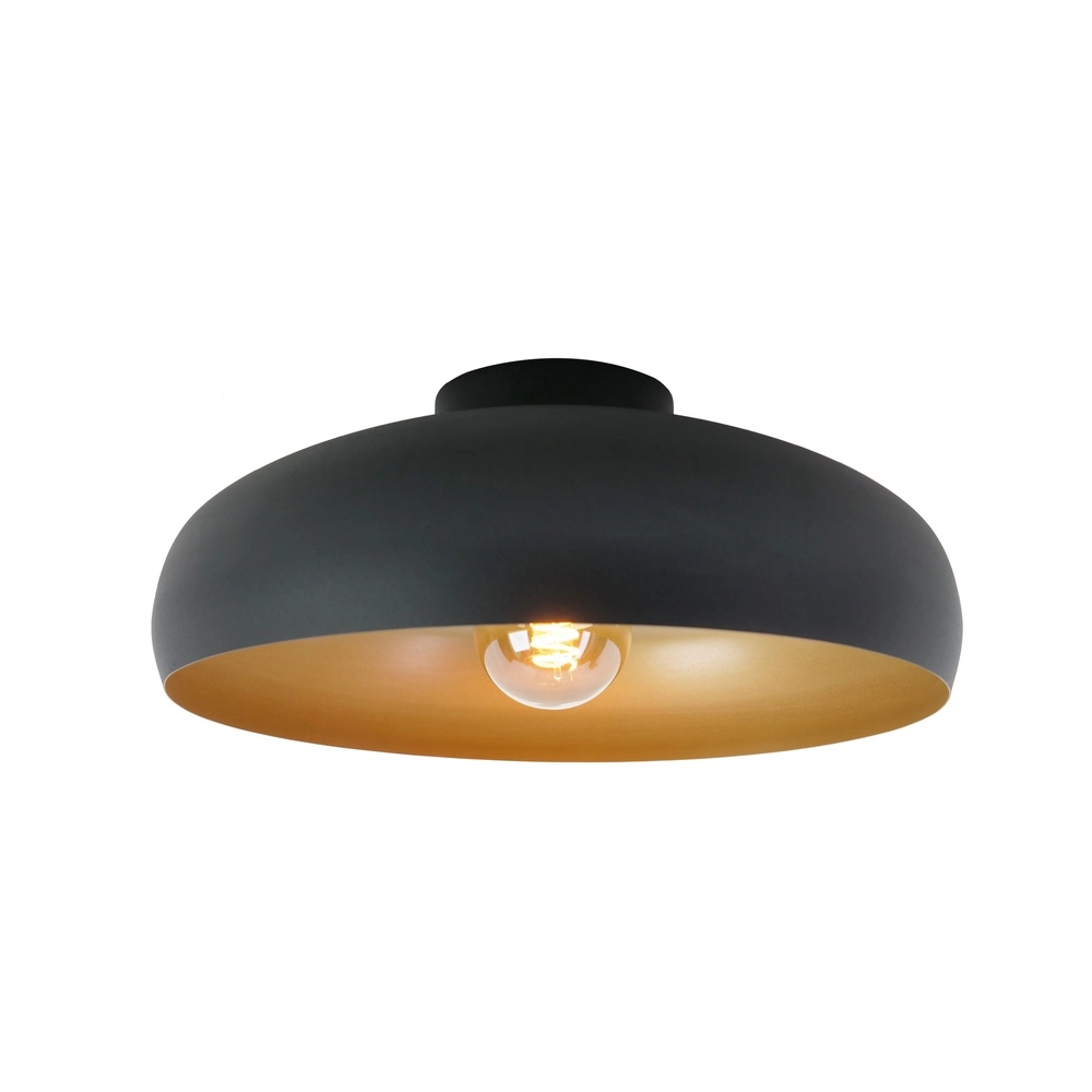 Schwarze Deckenlampe Mogano Ø 40cm - 1x E27