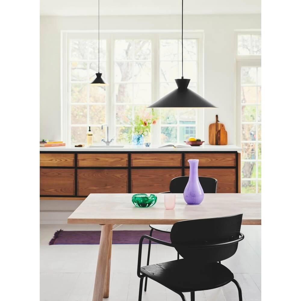 Schlanke Pendelleuchte Dial schwarz Ø 45cm Nordlux 5704924013737