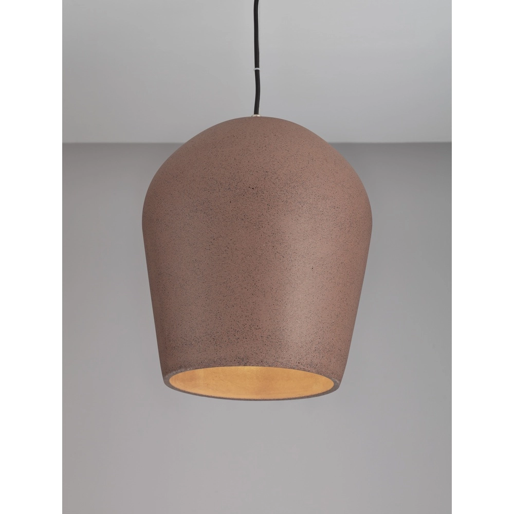 Pendelleuchte Omio Ø 29cm erdbraun Lyora 5212017468888