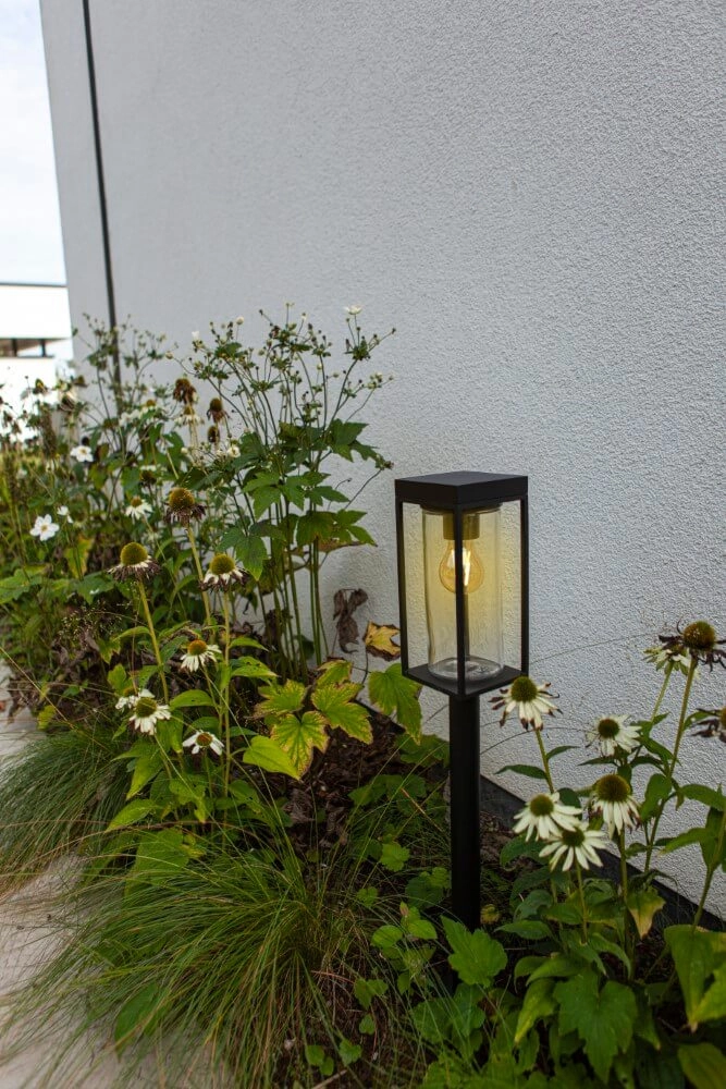Standing garden lamp Flair black solar Lutec 6939412070766