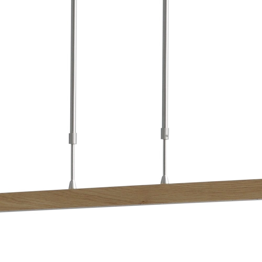 Hängelampe Oak Nickel mit Holz 134cm Masterlight 8718121183541