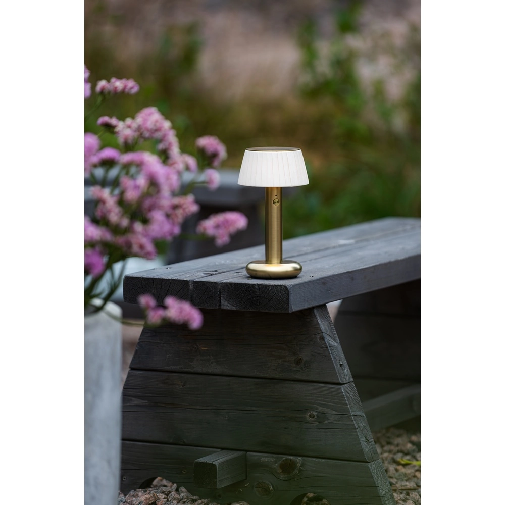 Goldene Tischlampe Grasse Wiederaufladbare Geräte KonstSmide 7318300030416