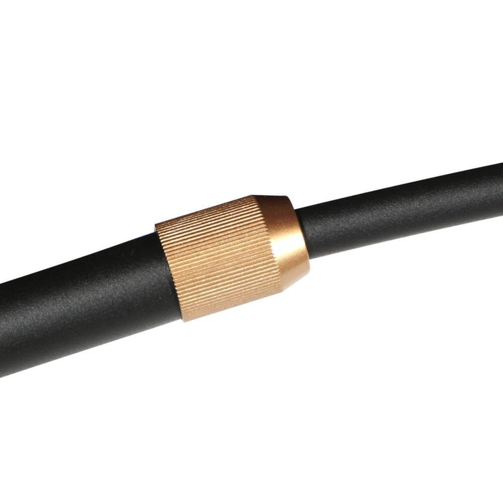 Design-Bogenlampe Ringlux schwarz mit gold Steinhauer 8712746177398