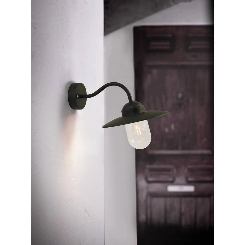 Klassische Wandleuchte Luxembourg schwarz Nordlux 5701581004047