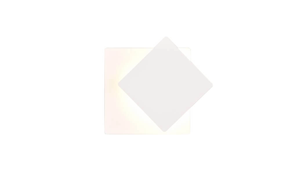 Verstellbare Wandleuchte Mio quadratisch 18 x 18 cm Trio 4017807581065