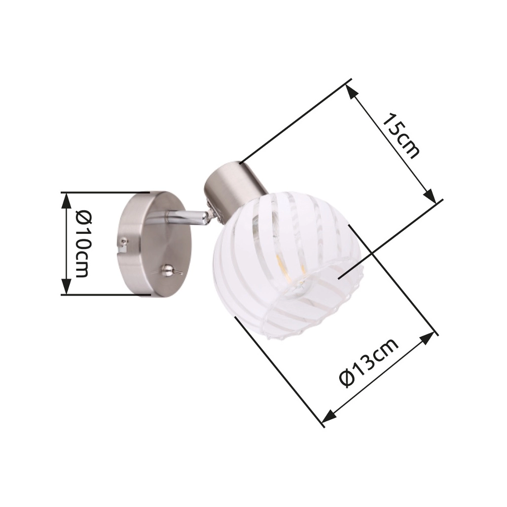 Wandlicht Willy Nickel Globo 9007371400102