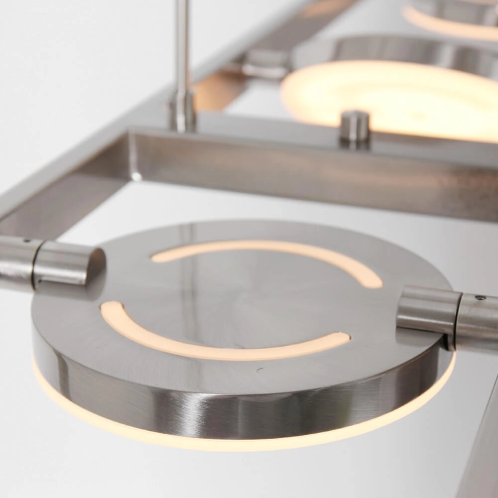 Flexible LED-Hängelampe Soleil Edelstahl Steinhauer 8712746167344