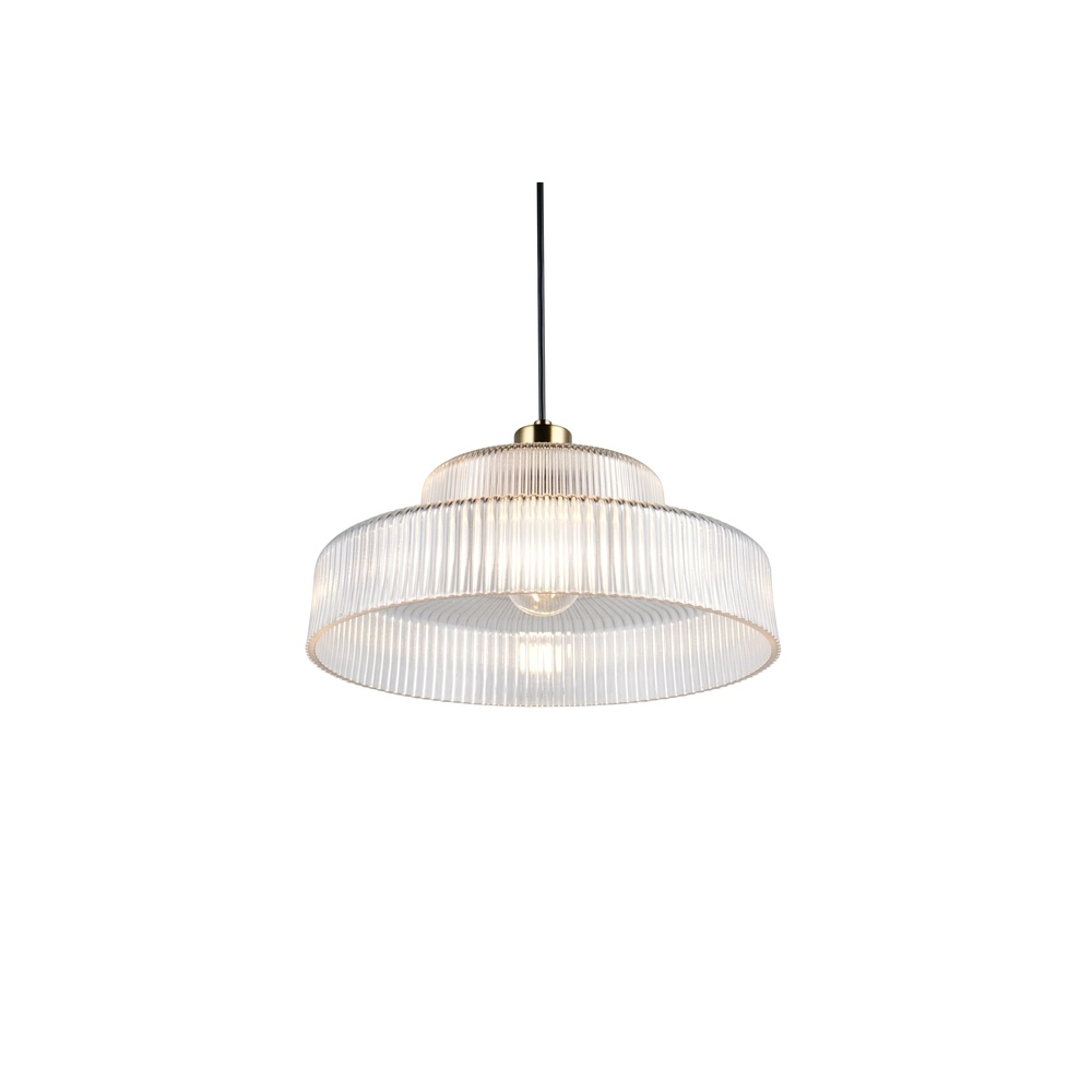 Klassische Pendellampe Abella Transparentes Glas Trio 4017807677706