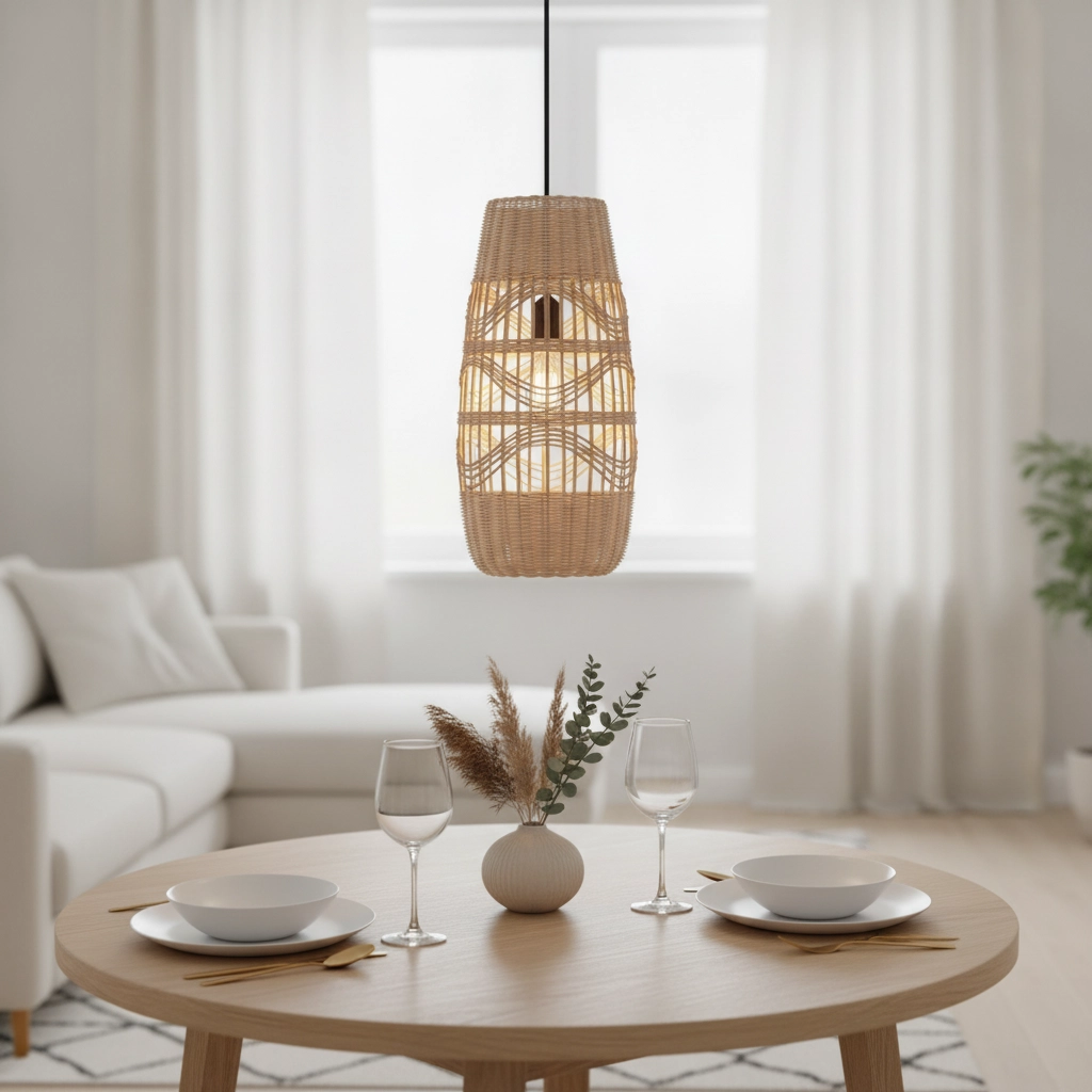 Pendelleuchte Riu Ø 22cm Rattan