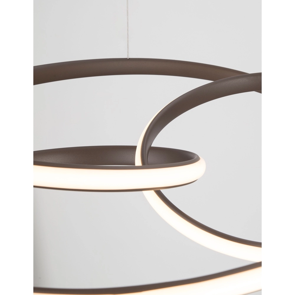 Design-Pendelleuchte Menton kaffeebraun Lyora 5212017424310