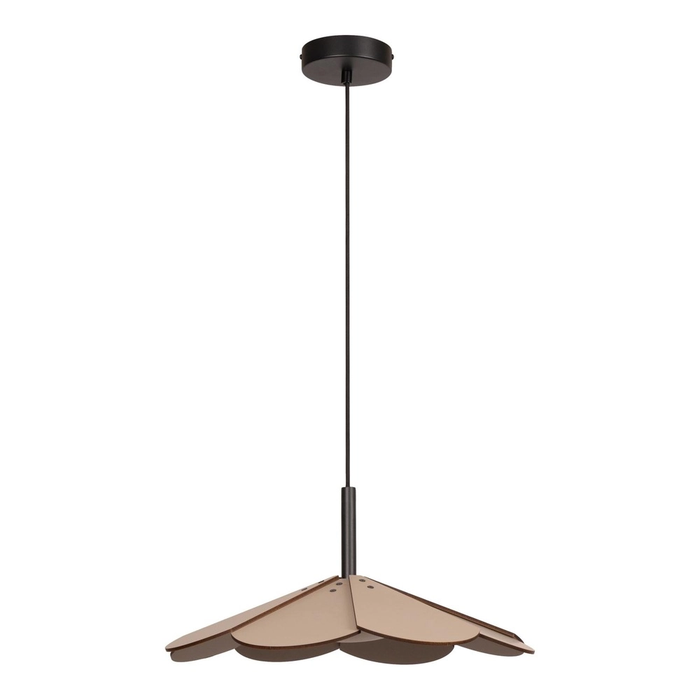 Design-Pendellampe Blomster taupe