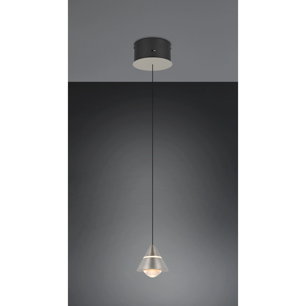 Design-Pendelleuchte Romeo Einfaches Nickel Trio 4017807667745