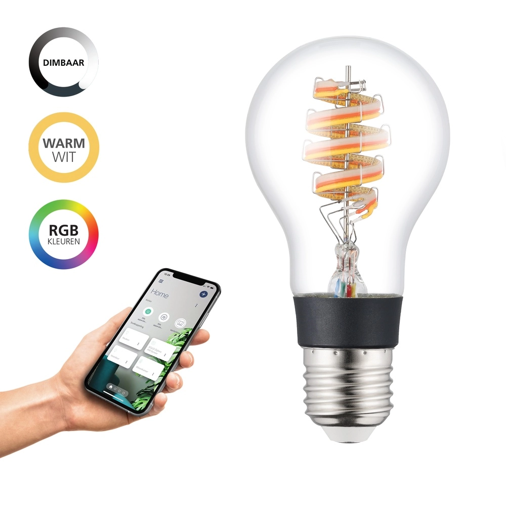 LED-Lampenkugel Zigbee E27 4,9 W - 400 lm - 3000 K - A60