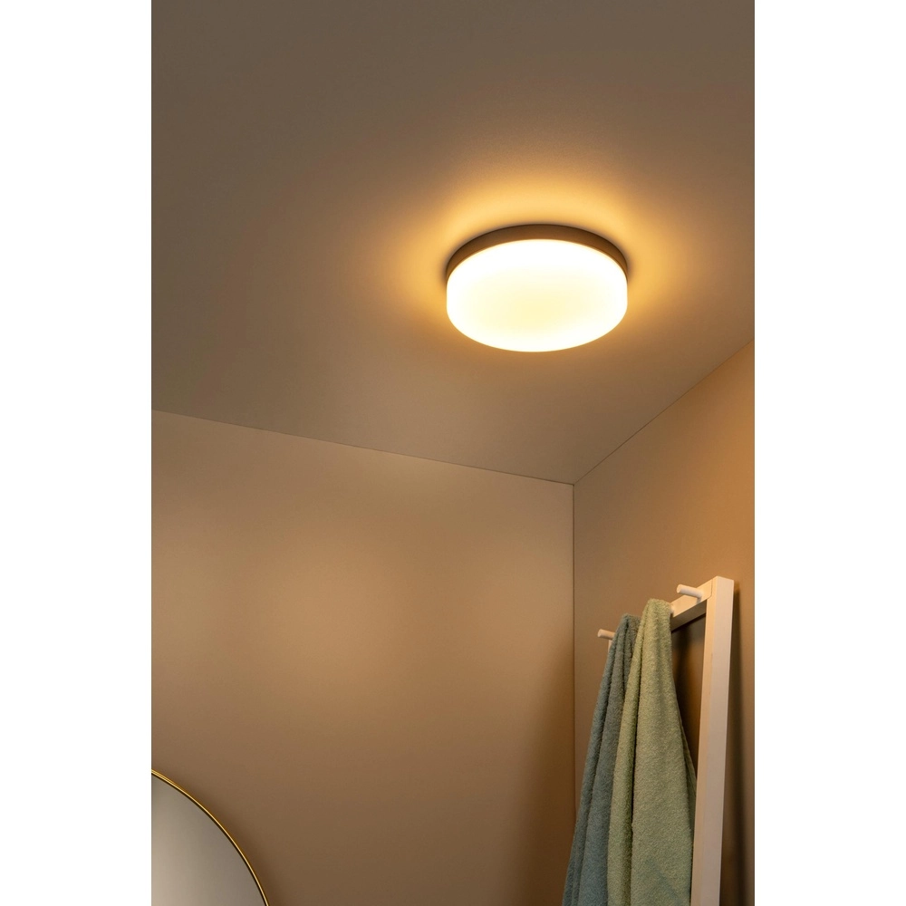 Deckenlicht Biskit Ø 23cm - IP44 schwarz Lucide 5411212792136