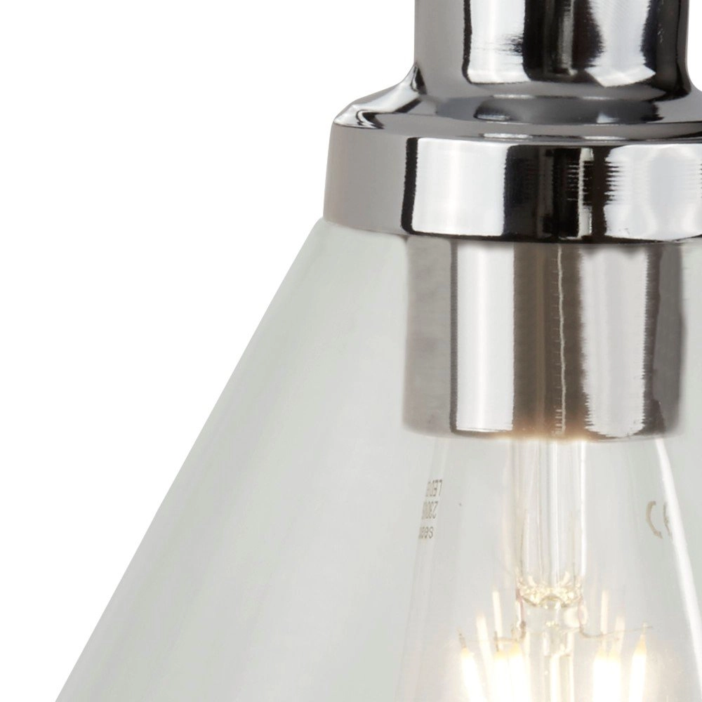 Wandleuchte Pyramid chrom Searchlight 5053423132204