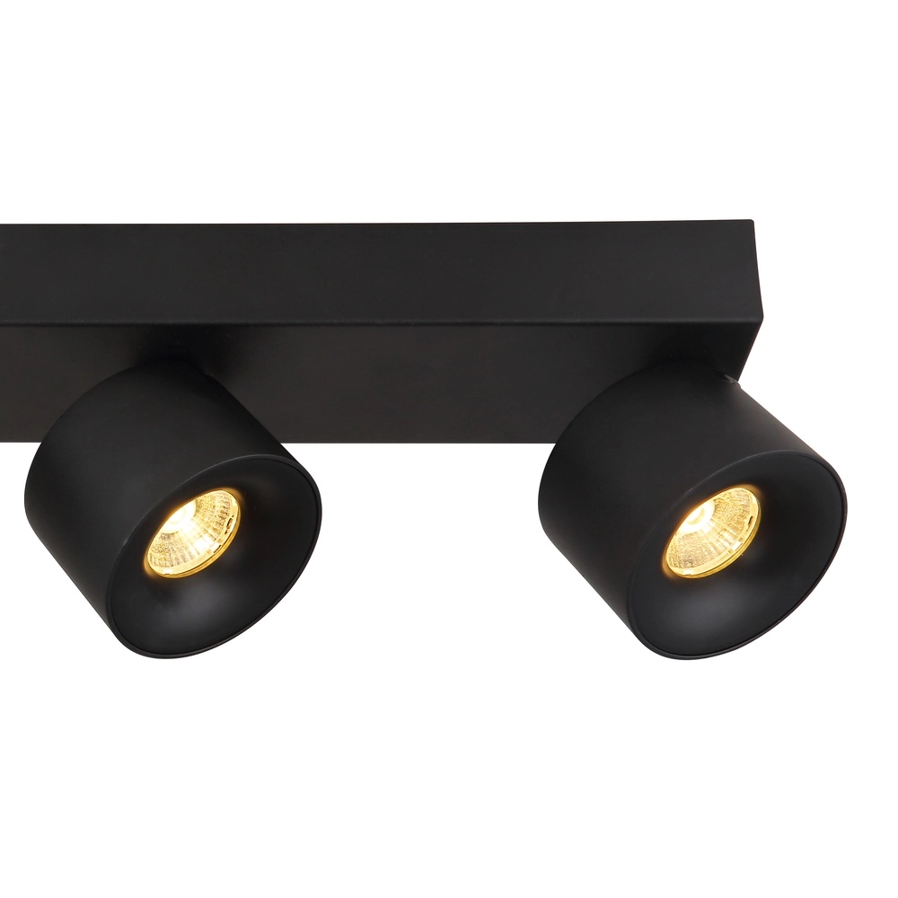 Elegante Deckenlampe Rae 4-Licht Schwarz Globo 9007371459643