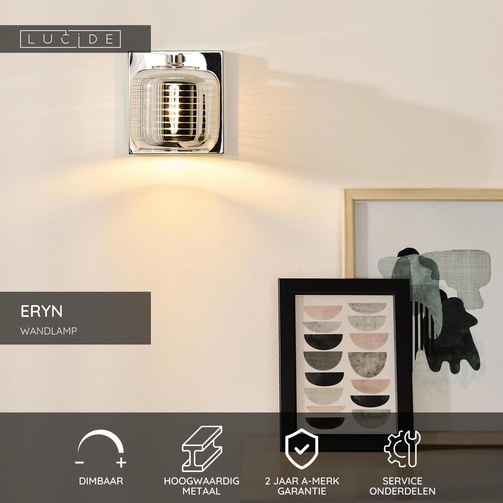 Wandlampe Eryn Chrom Lucide 5411212702296