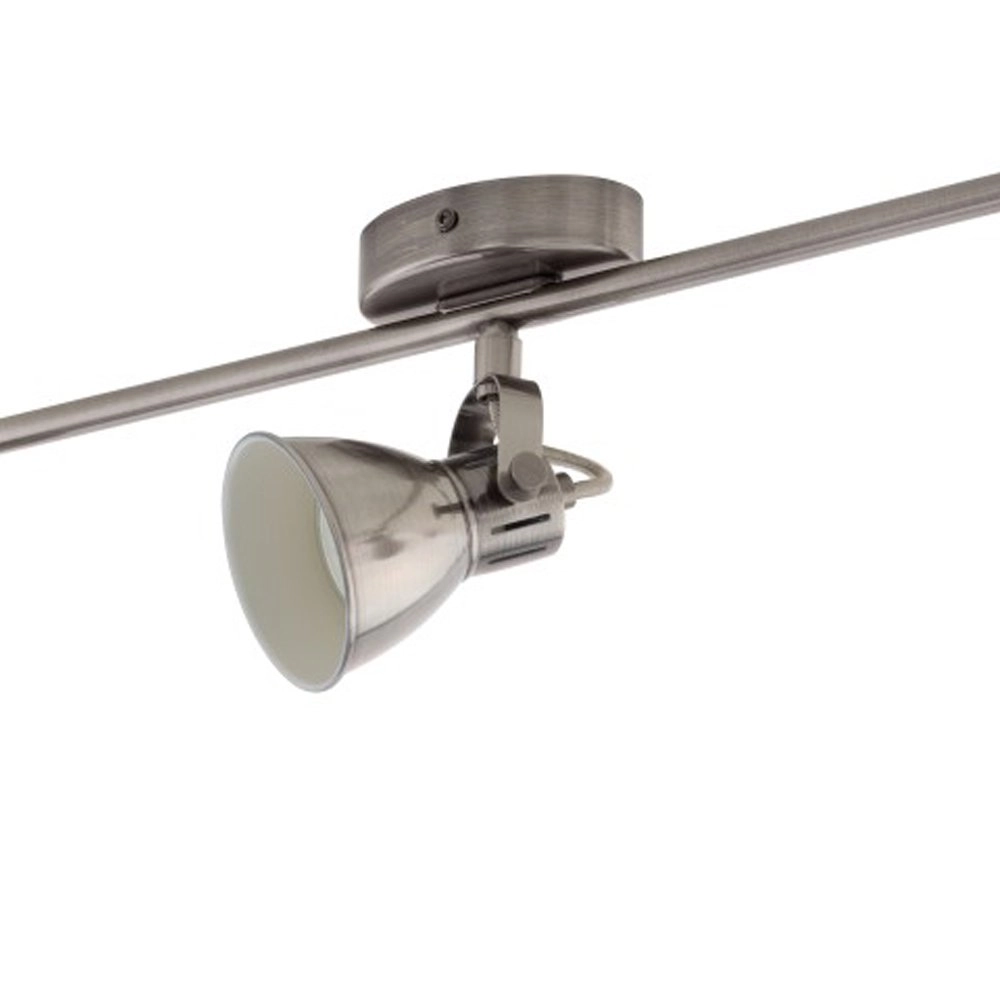 LED-Deckenlampe Seras 3-Licht-Nickel mit Sahne Eglo 9002759965549