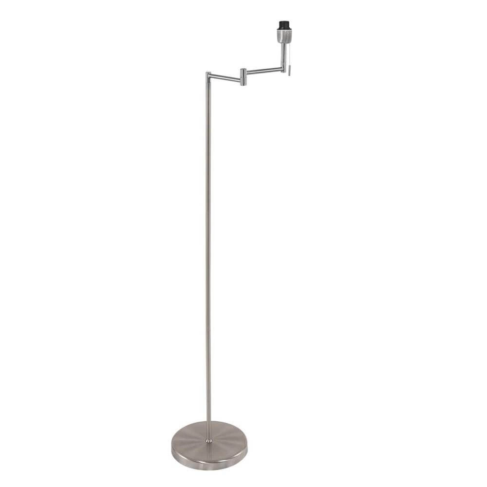 Stehlampe Bella Metall mit silbernem Schirm Steinhauer 8712746174502