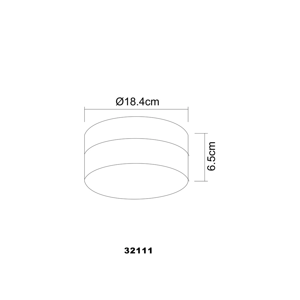 Design-Deckenlicht Vranos Silbergrau für den Außeneinsatz Ø 18,5 cm Globo 9007371174362