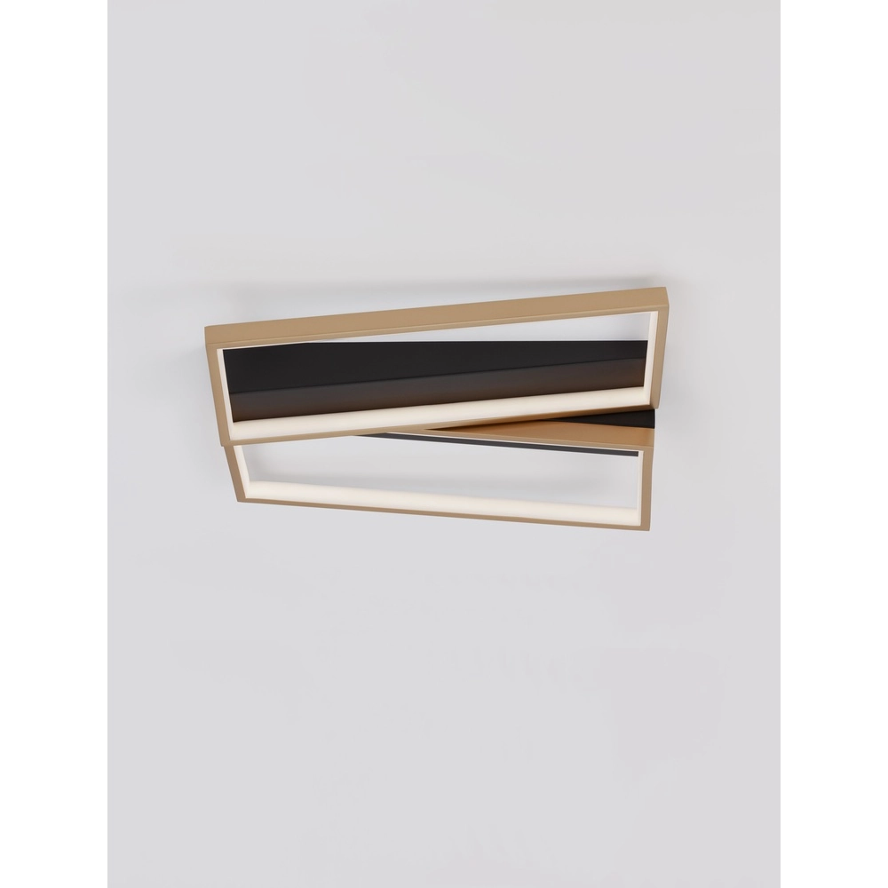 Design-Deckenleuchte Elize schwarz mit gold Lyora 5212017433145