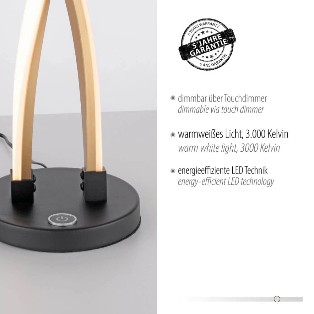 Designer-Tischlampe Polina 48,5 cm Paul Neuhaus 4012248371701