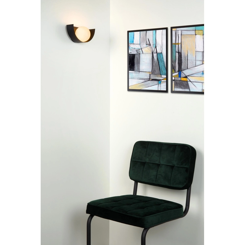 Design-Wandlampe Benni Schwarz Lucide 5411212451835