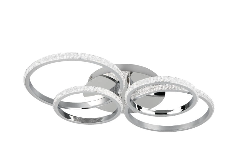 Designer-Deckenleuchte Cires Chrom Trio 4017807600940