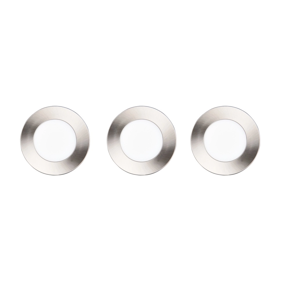 Set mit 3 Einbaustrahlern Himal nickel IP65 Trio 4017807663808