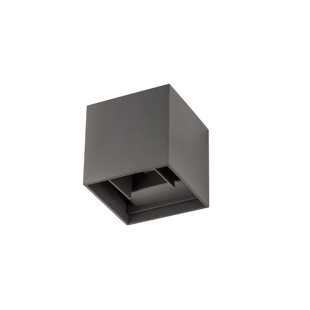 Quadratischer Aufputz-Spot Como grau Lyora 5212017412942