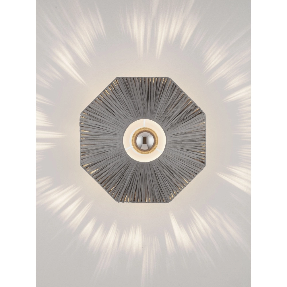 Wandlampe Elvio graue Ø 30cm Lyora 5212017493866
