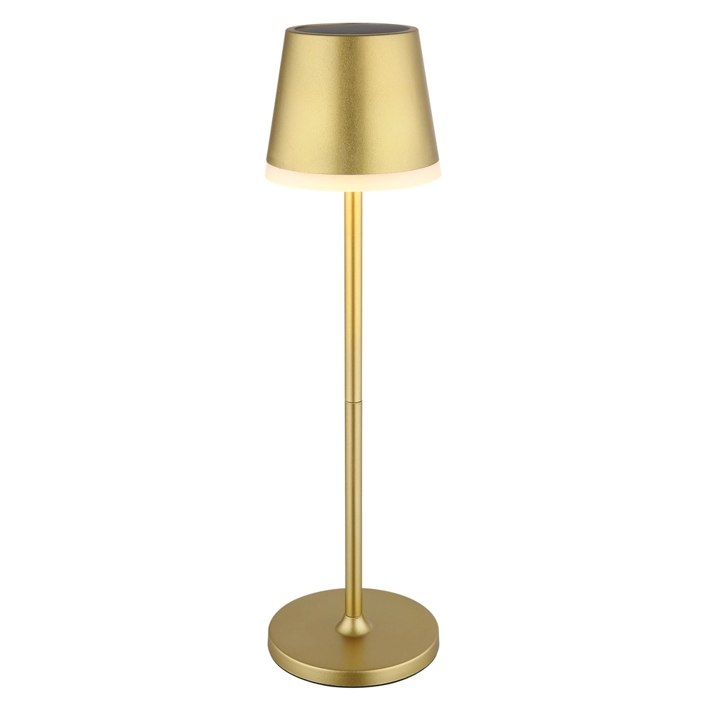 Solartischlampe Vannieso Gold