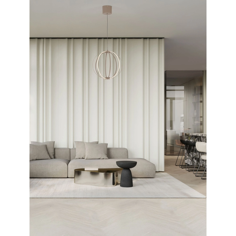 Pendellampe Brea beige Ø 30cm